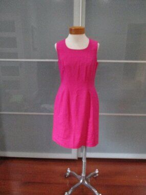 Carol Horn Workshop Tank Style Round Neck Wiggle / Pencil Dress